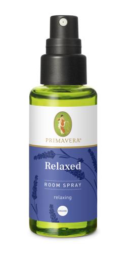 Økologisk Relaxed Room Spray fra Primavera fås hos Saltlampen.dk