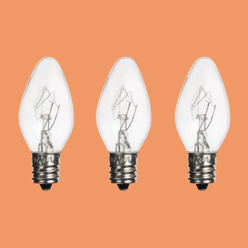 3 x 15 watt glødepærer til saltlamper
