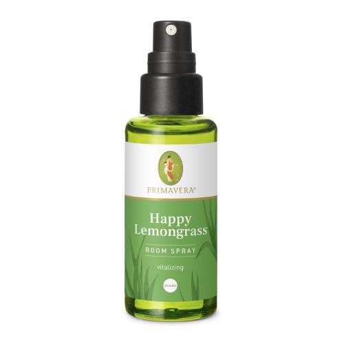 Happy Lemongrass økologisk room spray fra Primavera