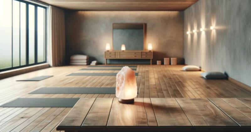 Saltlamper er perfekte til meditation og yoga