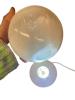 Selenit kuppel lampe med LED lys