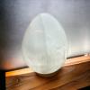 Selenit oval lampe med LED lys